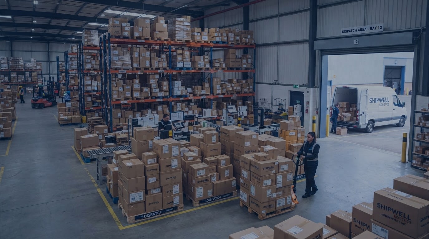Bodega y paquetes listos para despacho